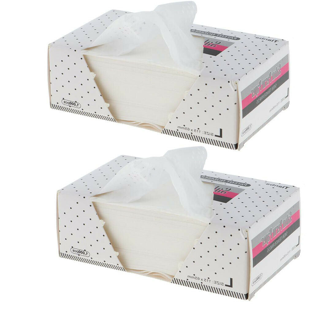 2000x Pro Salon Perming Dye Highlight End Wraps Barber Perm Curling Papers