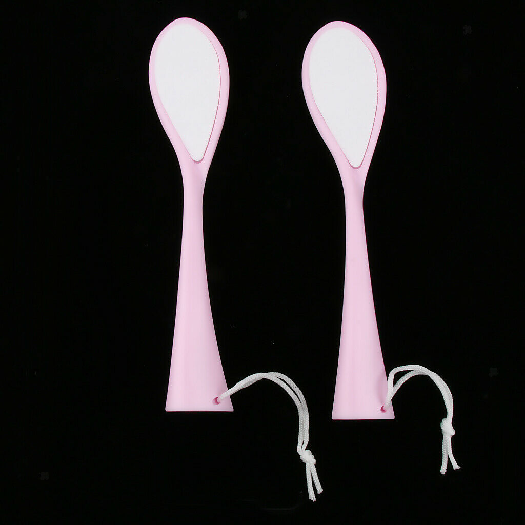 2 Pcs Foot Files Double Sided Foot Rasps Hard Deed Skin Callus Remover - Pink,