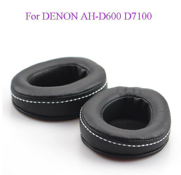 For DENON AH-D600 AH-D7100 Headphone 2PCS Earmuffs Ear Pads Cushion Replacement