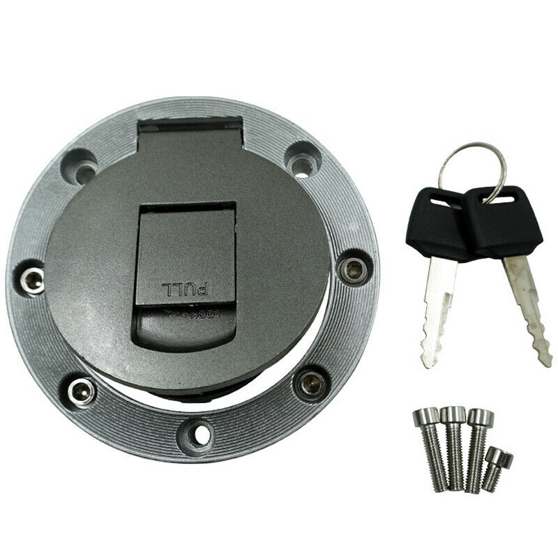 Universal Modified Motorcycle Bikes Fuel Gas Tank Cap Lock with 2 Keys Set 105mm