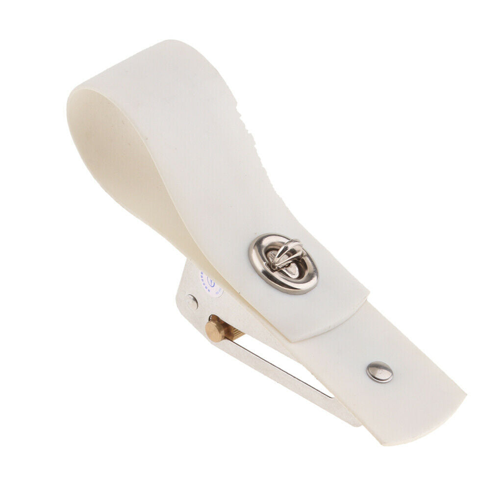 Dock Edge Fender Line Holder Height Adjuster for Pontoon Boat Rails - White