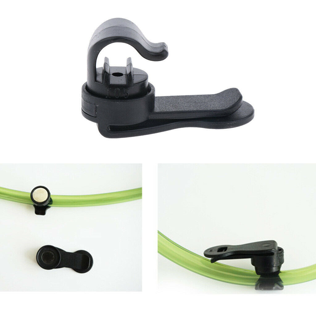 Hydration PA Water Bag Drink Tube Hose Clip Holder for