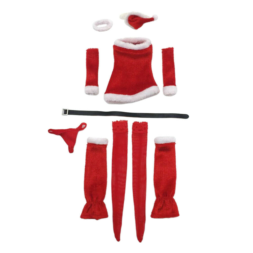 Set Of 1/6 Scale Christmas Clothes Clothes For Women For Figures Of