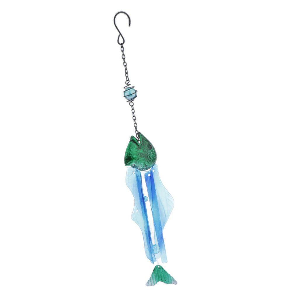 Wind Chimes Hanging Fish Ornament Home Outdoor Garden Yard Decor Suitable for