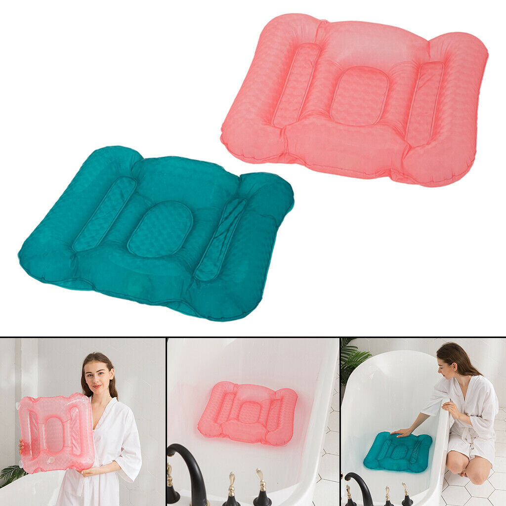 2x Spa Booster Seat Soft Inflatable Pool Hot Tub Massage Mat Home Decor