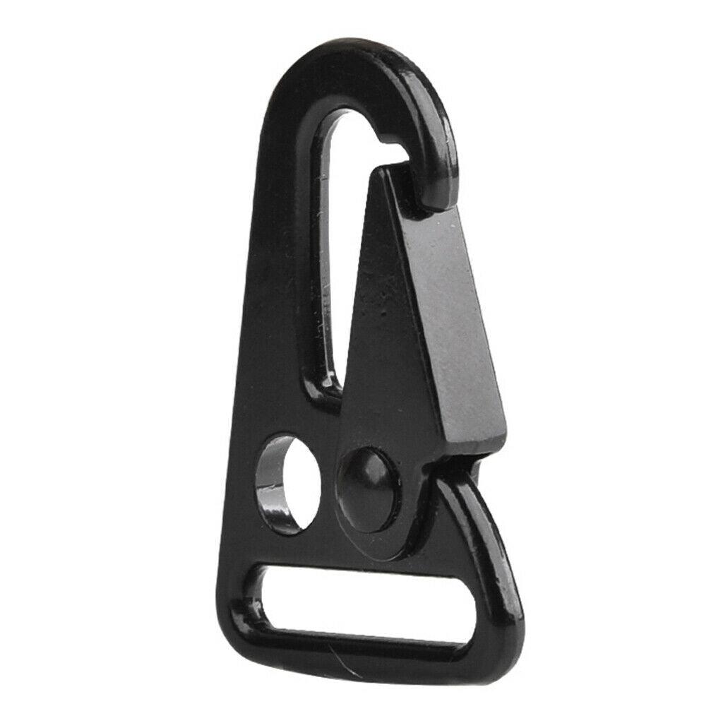 10X 5 Pcs Aluminium Buckle Snap Spring Clip Hook Carabiner for Outdoor Backpack