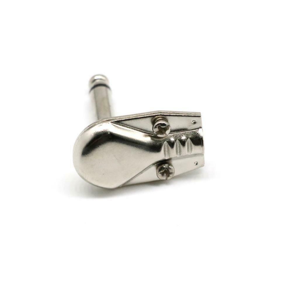 10-piece 6.35mm monaural right angle