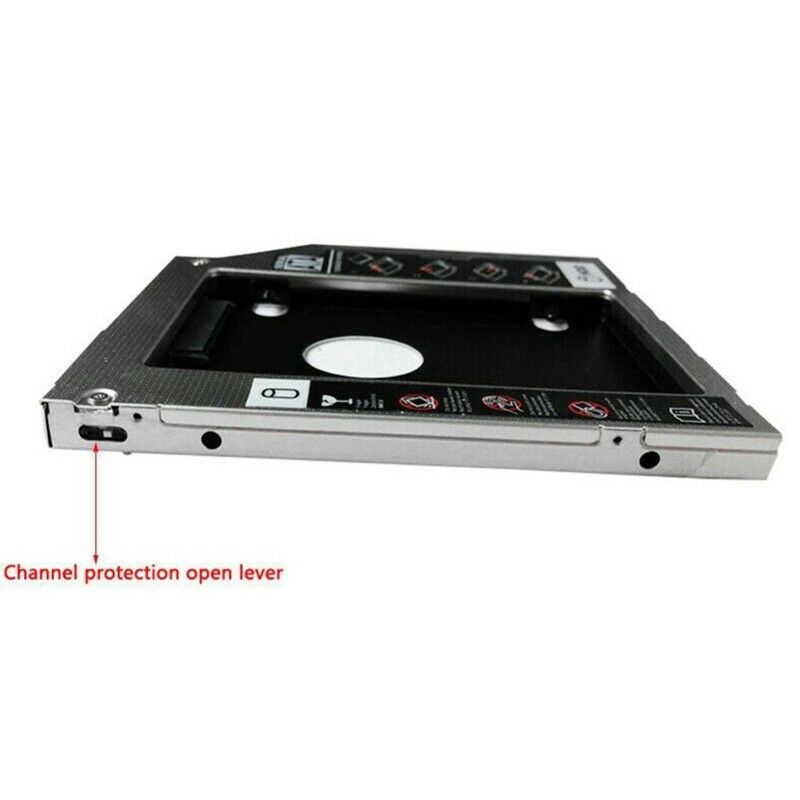 Universal 9.5mm SATA 2Nd SSD D Hard Drive Case Adapter Tray or Laptop CD /  B5F5