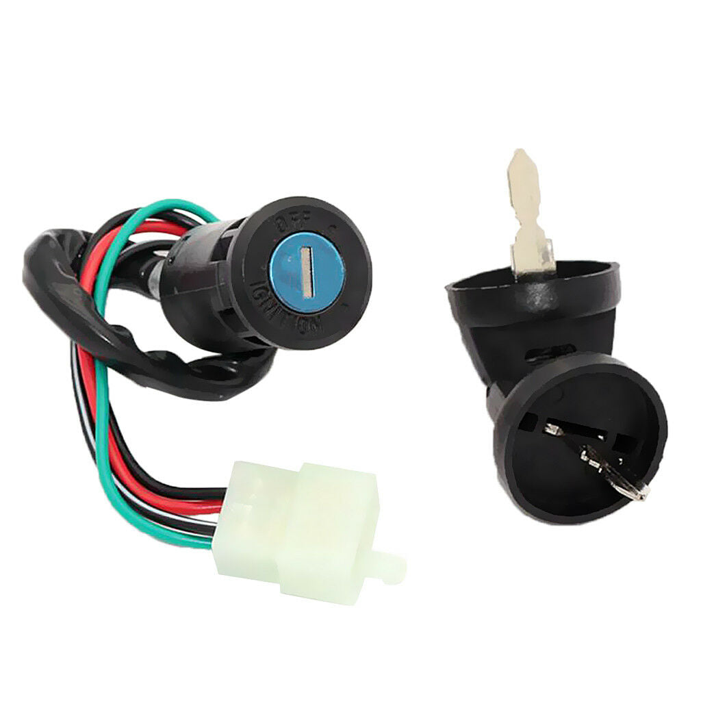 Motorcycle Ignition Key Barrel Switch For 50-125cc ATV Dirt Qaud Bike