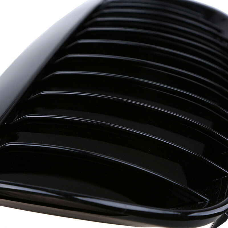 Gloss Black Front Kidney Grille Grills Fit BMW 630i 645Ci 650i M6 Coupe 05-2010