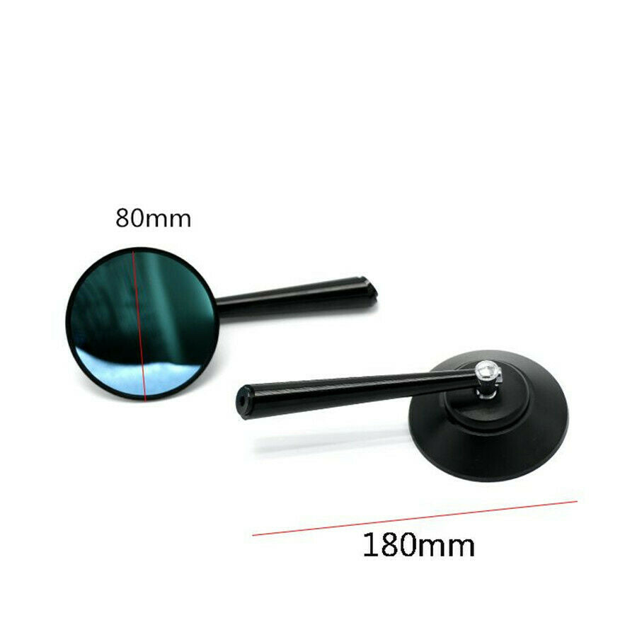 Motorcycle Aluminum Side Mirror Round Rearview Mirror For Monkeys Scooter Bike