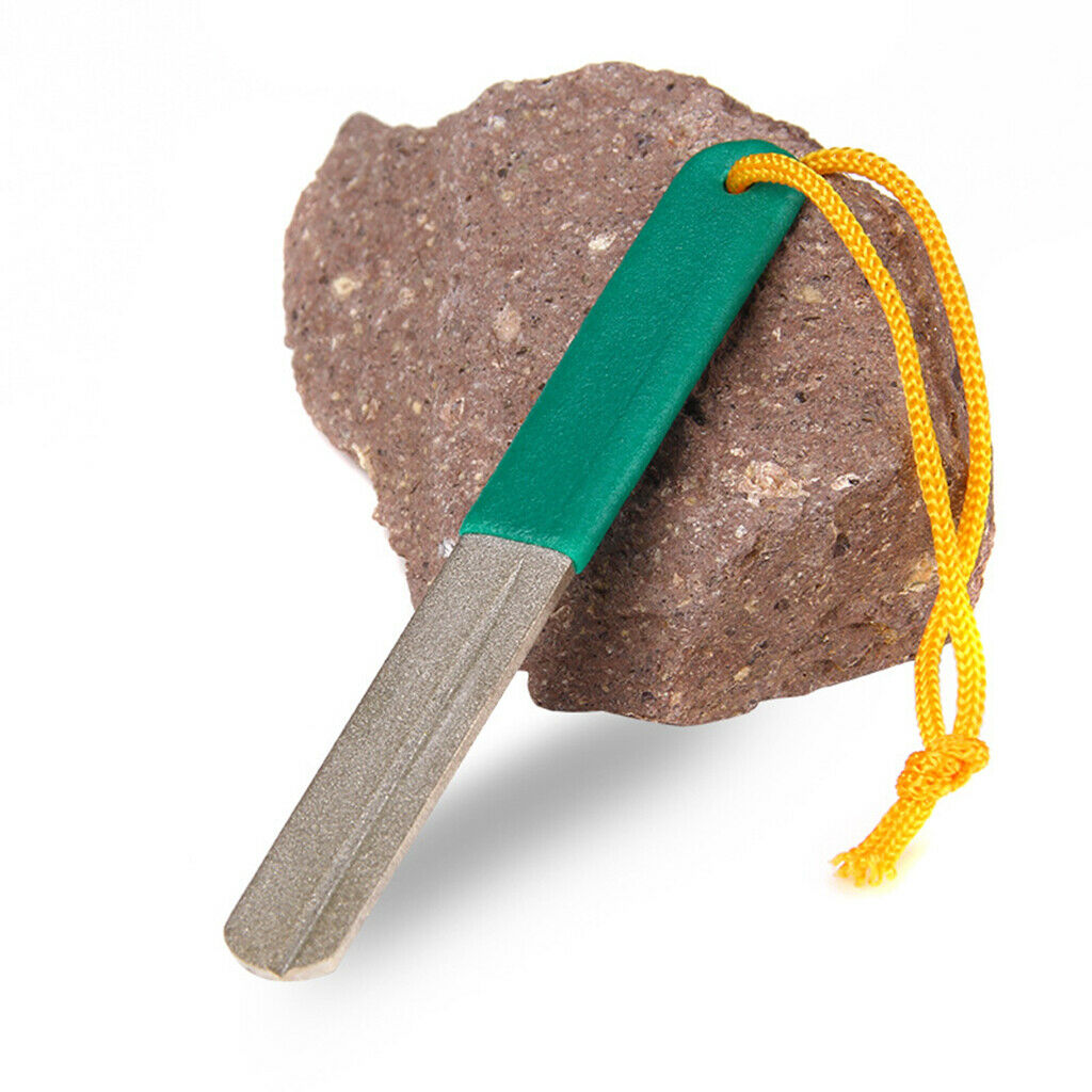Diamond Fish Hook Hone Sharpener Camping Hunting Fishing Accessories 4inch