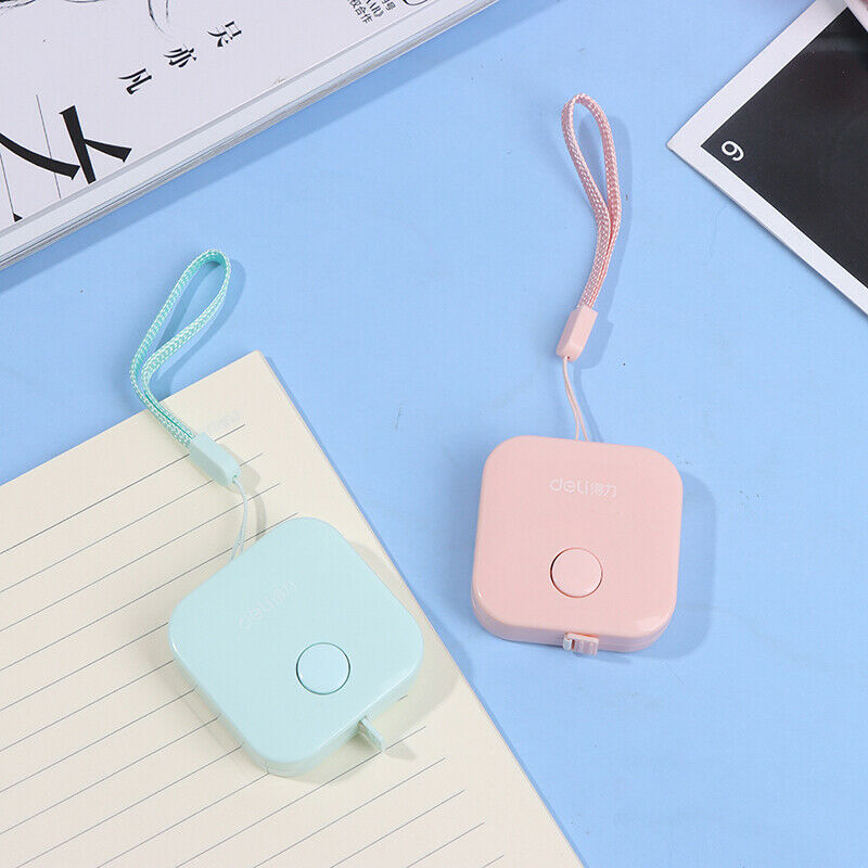 Lovely Tape Measure Macron Candy Color Leather Ruler Box Portable Fashion.l8
