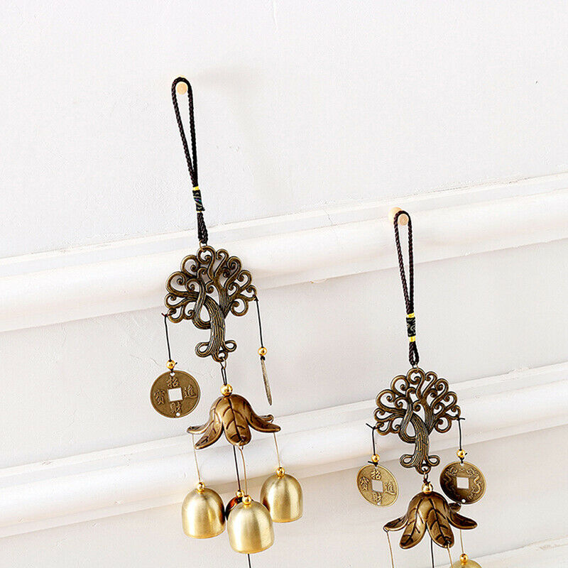 Lucky Tree Wind Chime Copper Yard Garden Outdoor Decoration Metal Wind Ch.l8