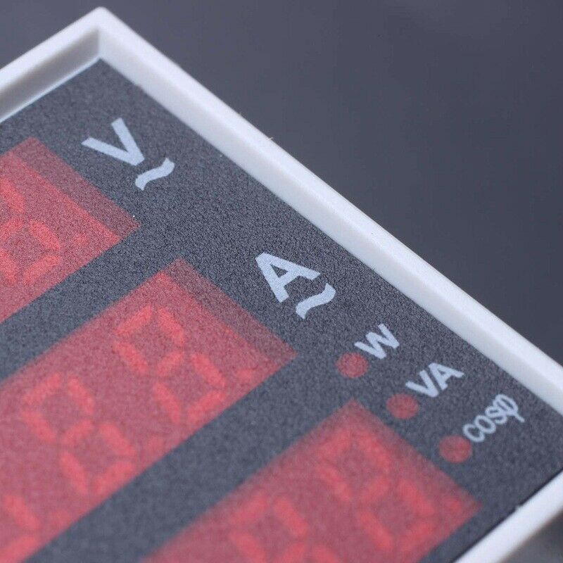 AC80-300V/100A Digital Energy Meter Din Rail LED Active Power Factor Multi-FunD3