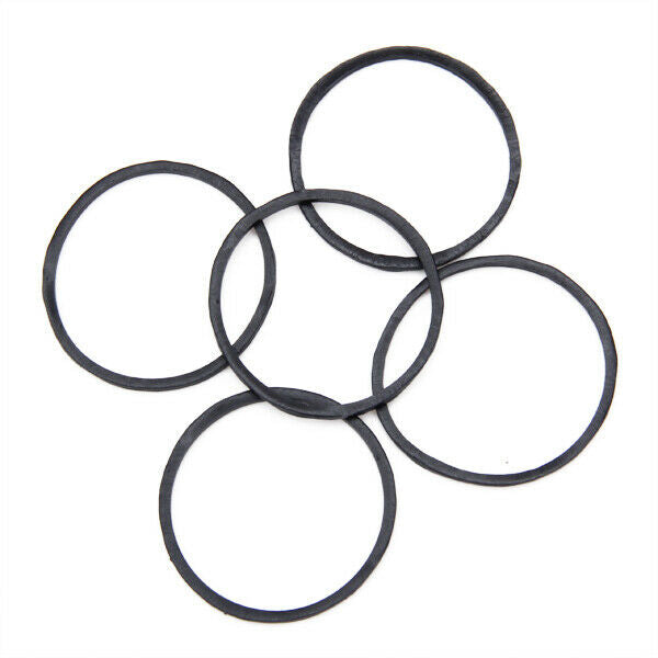 70Pcs Elastic Tattoo Tip Fixing Damping Rubber Bands Rings Supplies Black