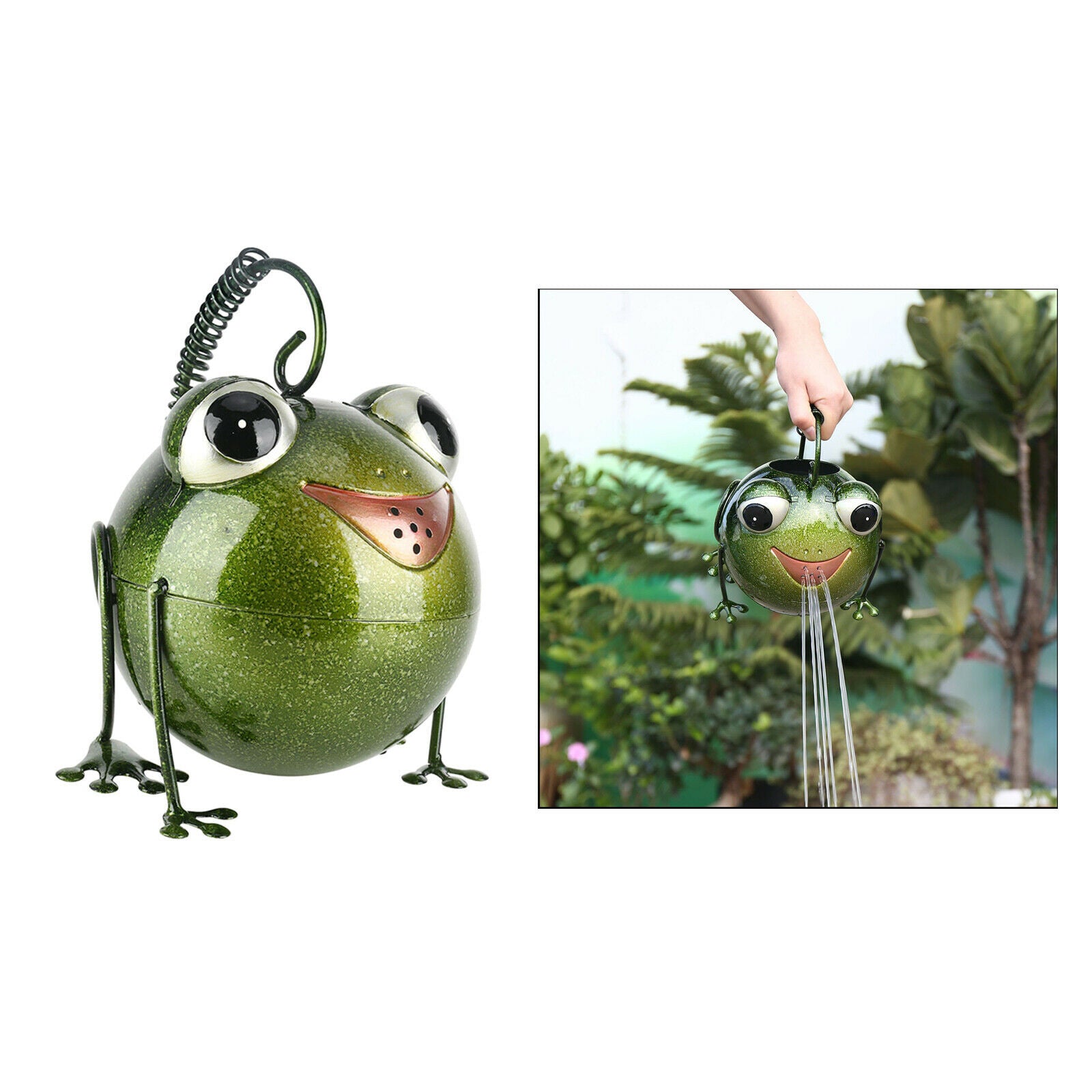Frog Statue Watering Can Outdoor Watering Pot for Houseplants Foliage Plants