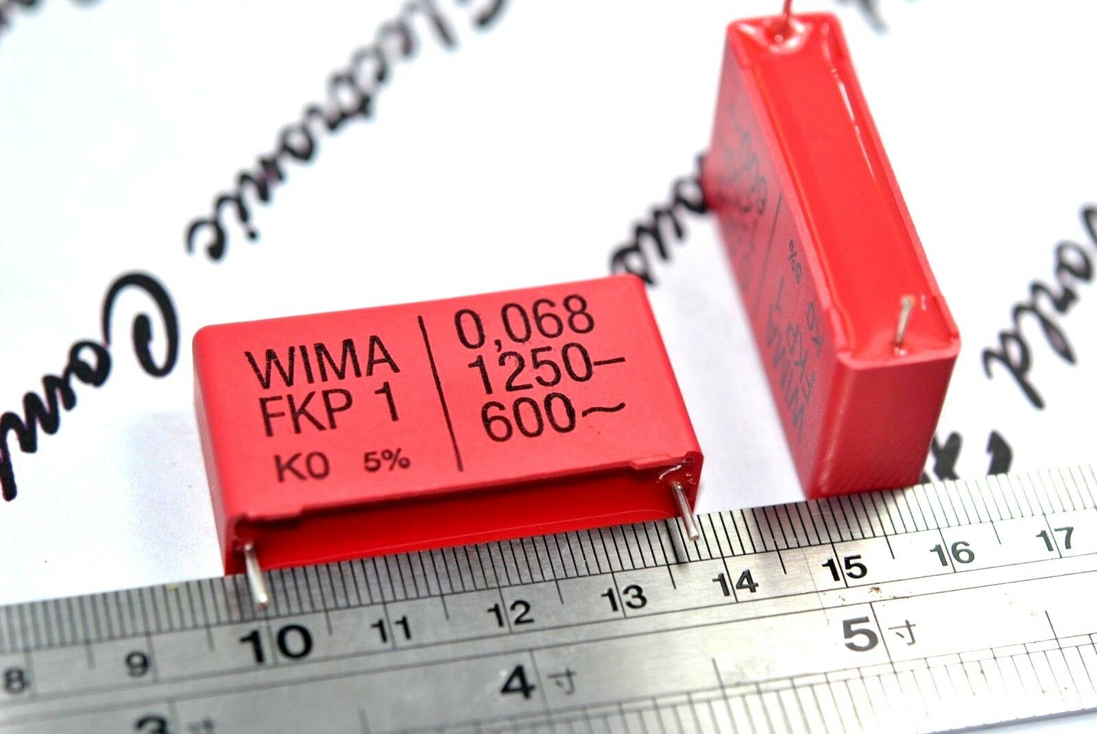 1pcs - WIMA FKP1 0.068uF (0,068µF 68nF) 1250V 5% pitch:37.5mm Capacitor