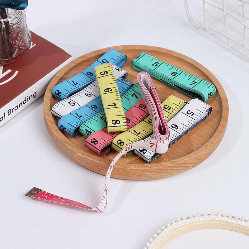 5pcs 1.5m/60inch Soft Measuring Tape Flexible Sewing Tape Body Measuring .l8