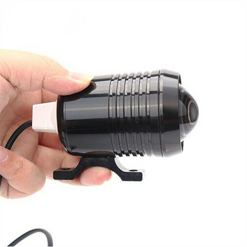2x Bright LED Light Motorcycle Headlight Fog Driving Spot Lamp Switch Universal