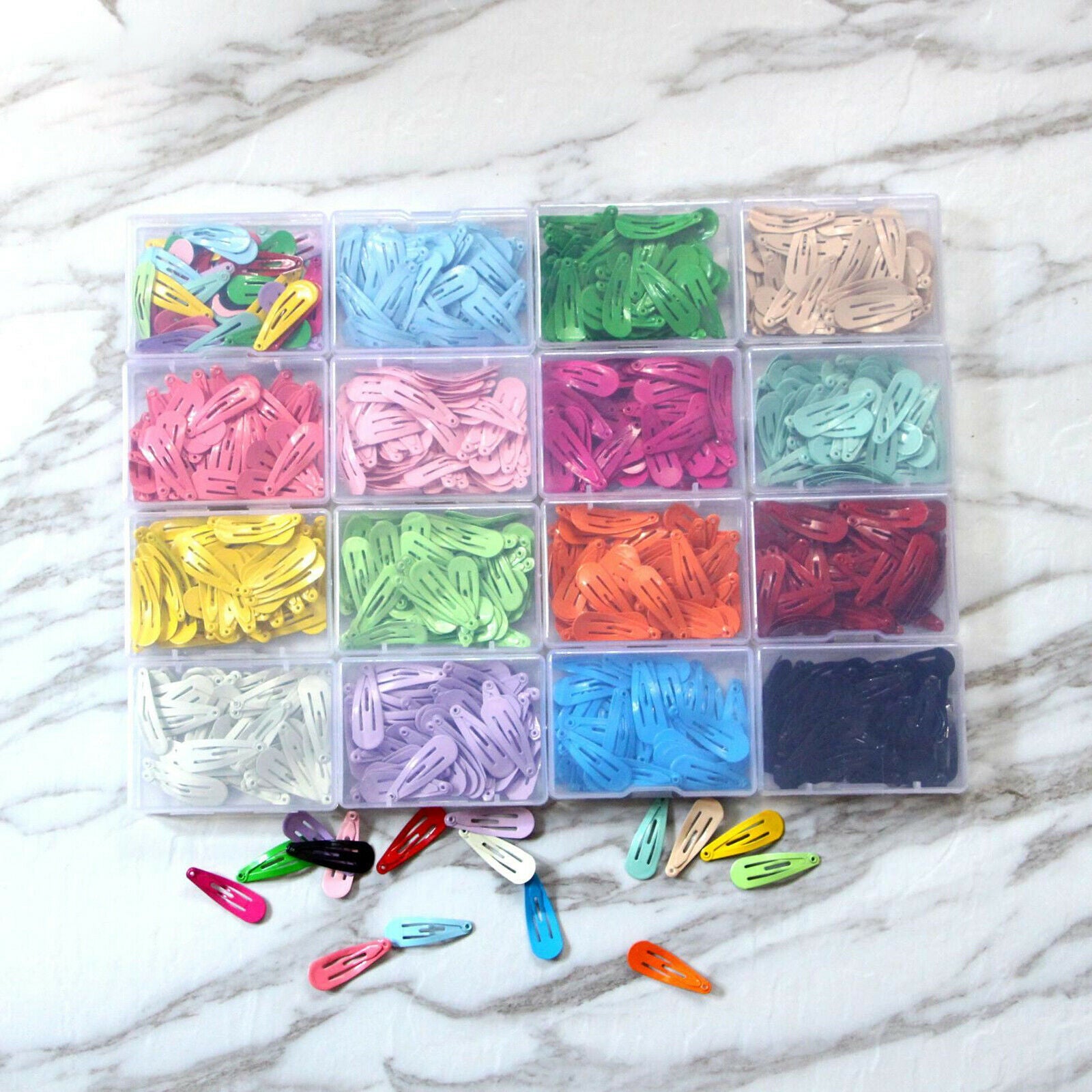 50Pcs No-Slip Hair Barrettes Girls Womens Wedding Dance Party Hair Clip