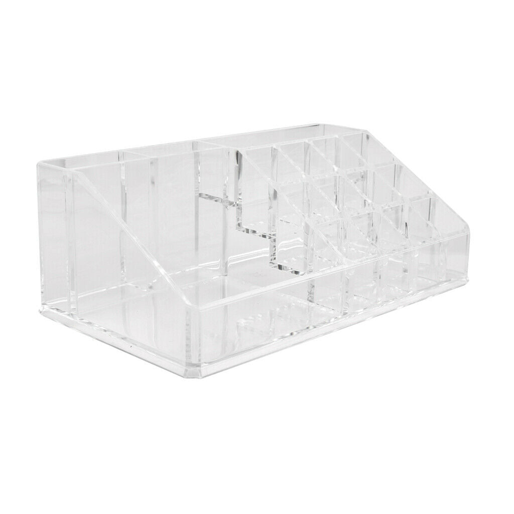 15 Slot Clear Acrylic Makeup Cosmetic Organizer Lipstick Brush Holder Stand