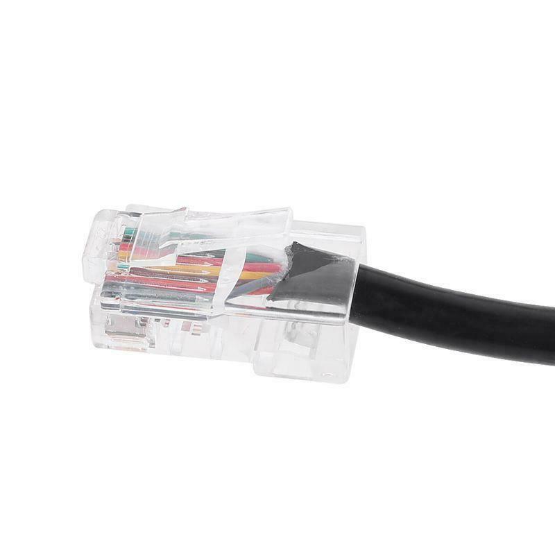 8Pin RJ45 to RI45 Speaker Mic Cable Line for ICOM HM-98 HM-133 HM-133V HM-133S