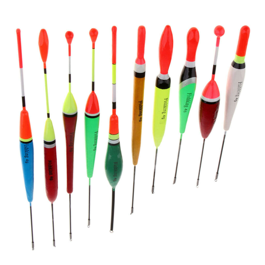20x Saltwater Fishing 4g Balsa Tackle Wooden Slip Floats Bobbers Bass Trout