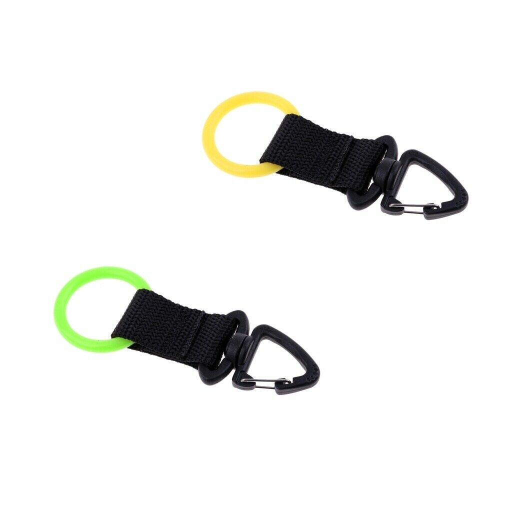 Webbing Regulator Snorkeling Mouthpiece Holder Lightweight Retainer Yellow
