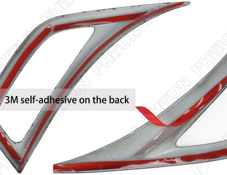 For 2020-21 Jeep Gladiator JT Leaf Plate Air Inlet Trim Cover Carbon Fiber Look