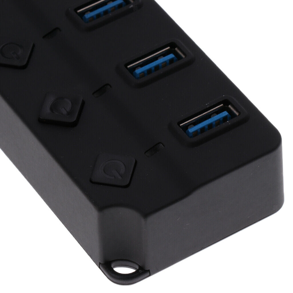 1 Piece Small High Speed 7 USB 3.0 Ports USB Power Adapter Hub For Charging