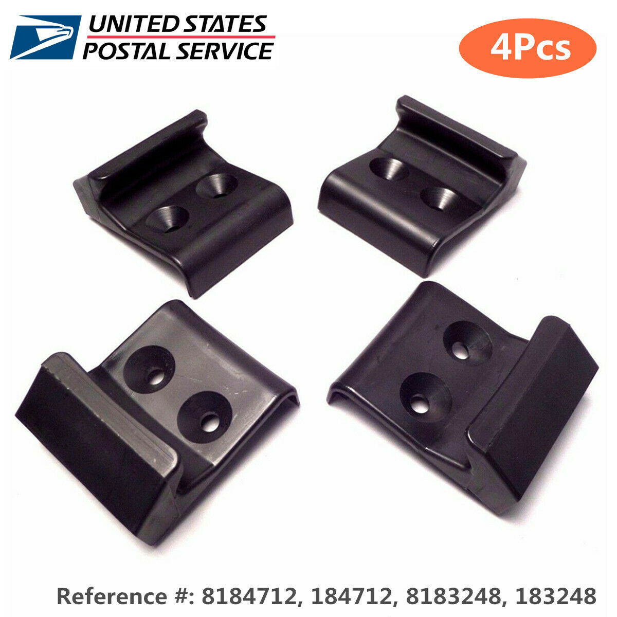 4Pcs Black Plastic Jaw Clamps for Tire Changers 8184712, 184712, 8183248, 183248