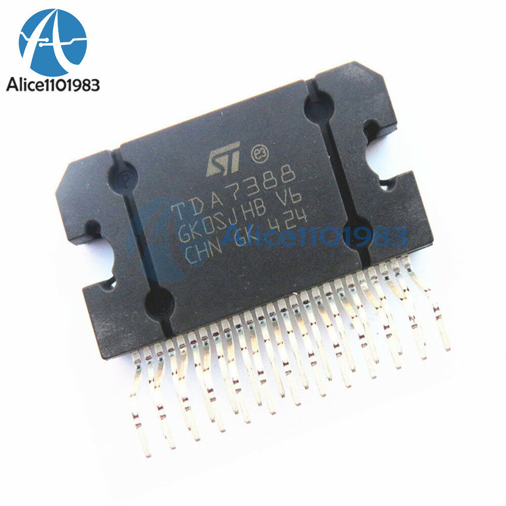 2PCS IC TDA7386 ZIP-25 ST Amplifier Integrated Circuits NEW