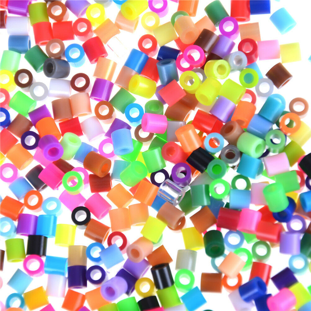 1000Pcs/Bag 5mm Hama Beads Perler Beads Kids Education DIY Toys Mixed Color DD