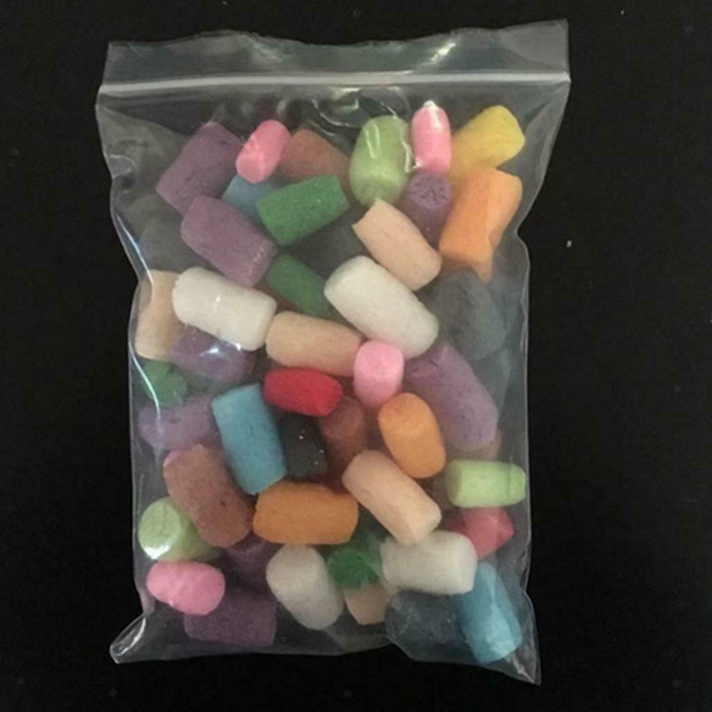 55Pcs/Bag Fishing Nuggets Water Soluble PVA Foam Floating Fishing Tackles