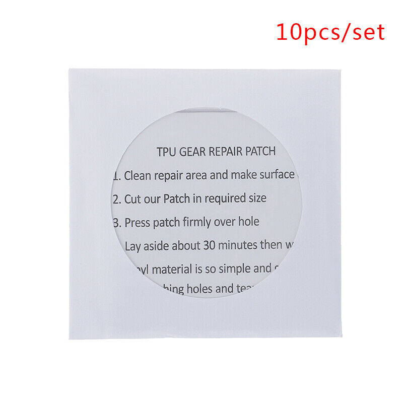 10x Swimming Float Repair Kit Puncture Repair Patch Glue Adhesive For Din.l8