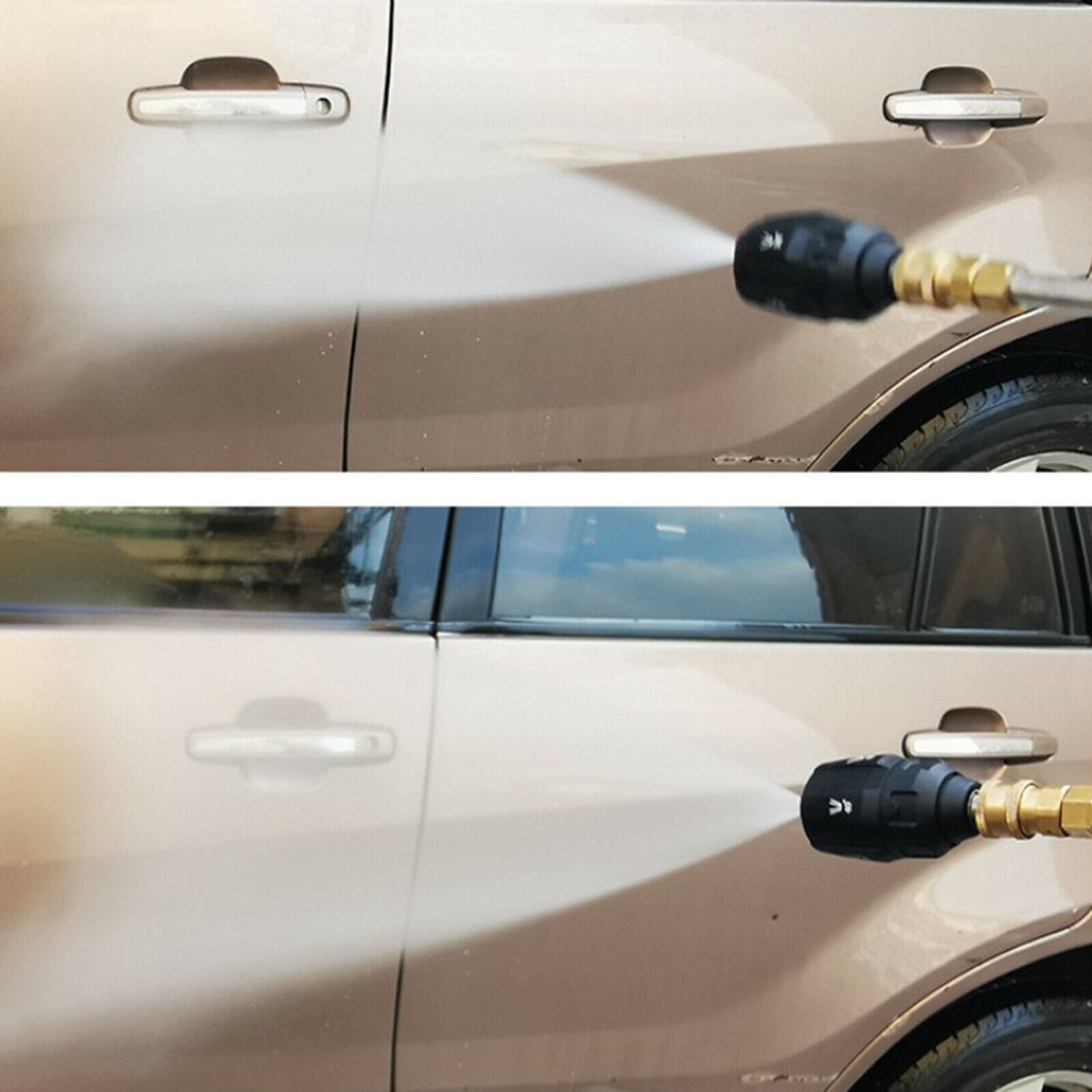 Quick-Connect Spray Nozzle for Car Garden up to 3600 PSI Multiple Degrees [