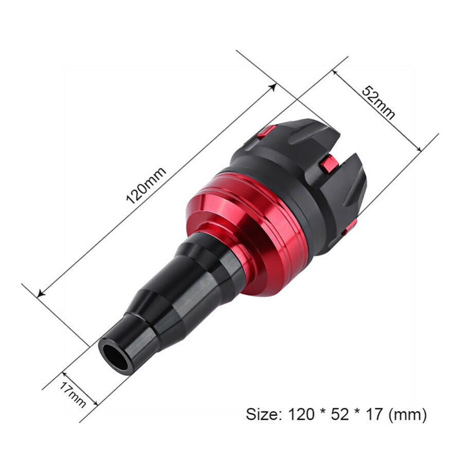 1x Aluminum Alloy+Rubber Motorcycle Fall-proof Lever Protector Slider Anti Crash