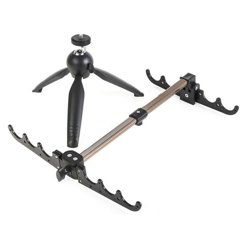 Foldable Fishing Rod Tripod Stand Rod Holder Gear Camera Holder Bracket