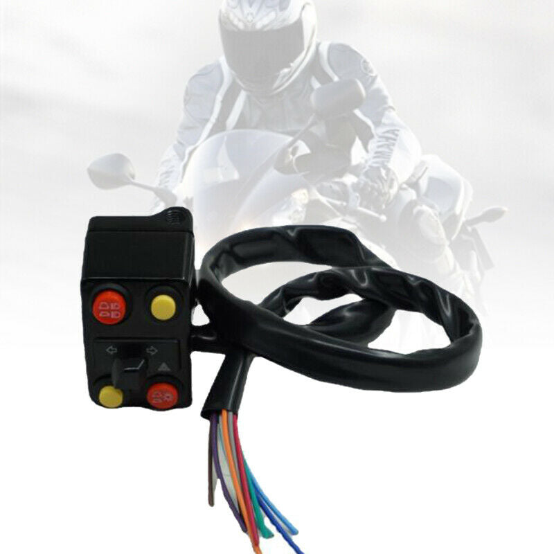 Waterproof Handlebar Switch for Motorcycle Electric Dirt Bike Horn ON-OFF Light