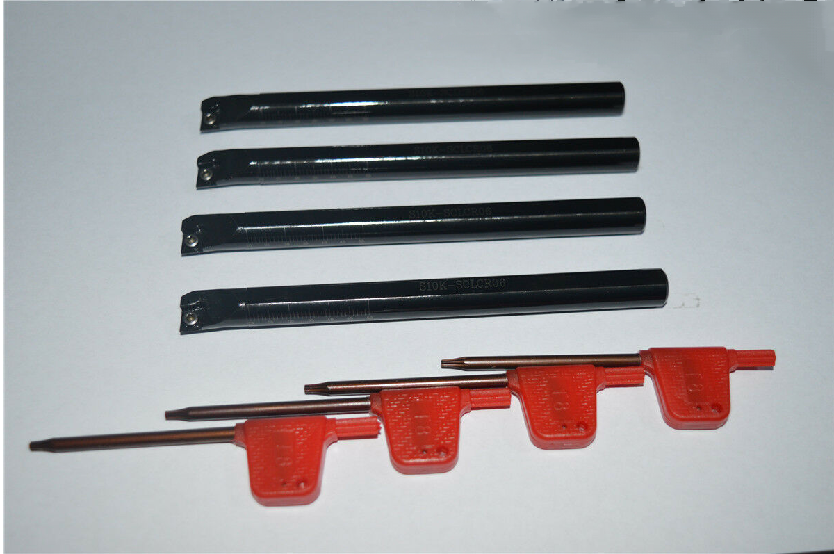10Pcs T-Type Aluminum Machining Carbide Inserts Thread Inserts 16Er 2.5Iso Smk01