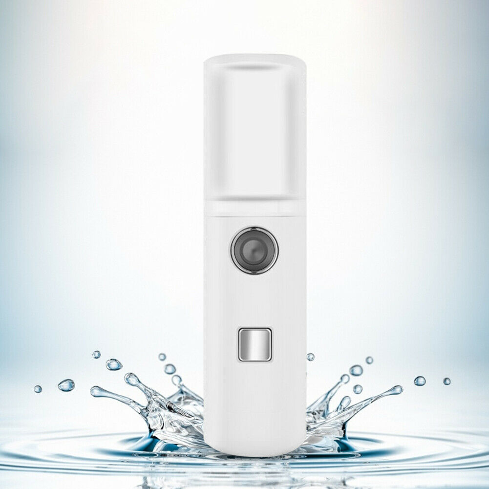 30ml USB Charging Face Steamer Portable Nano Facial Sprayer Mist Humidifier @