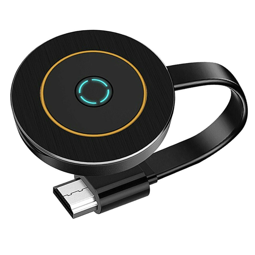 Portable Wireless Display Dongle HDMI TV Stick 2.4G / 5G WiFi 1080P BLACK