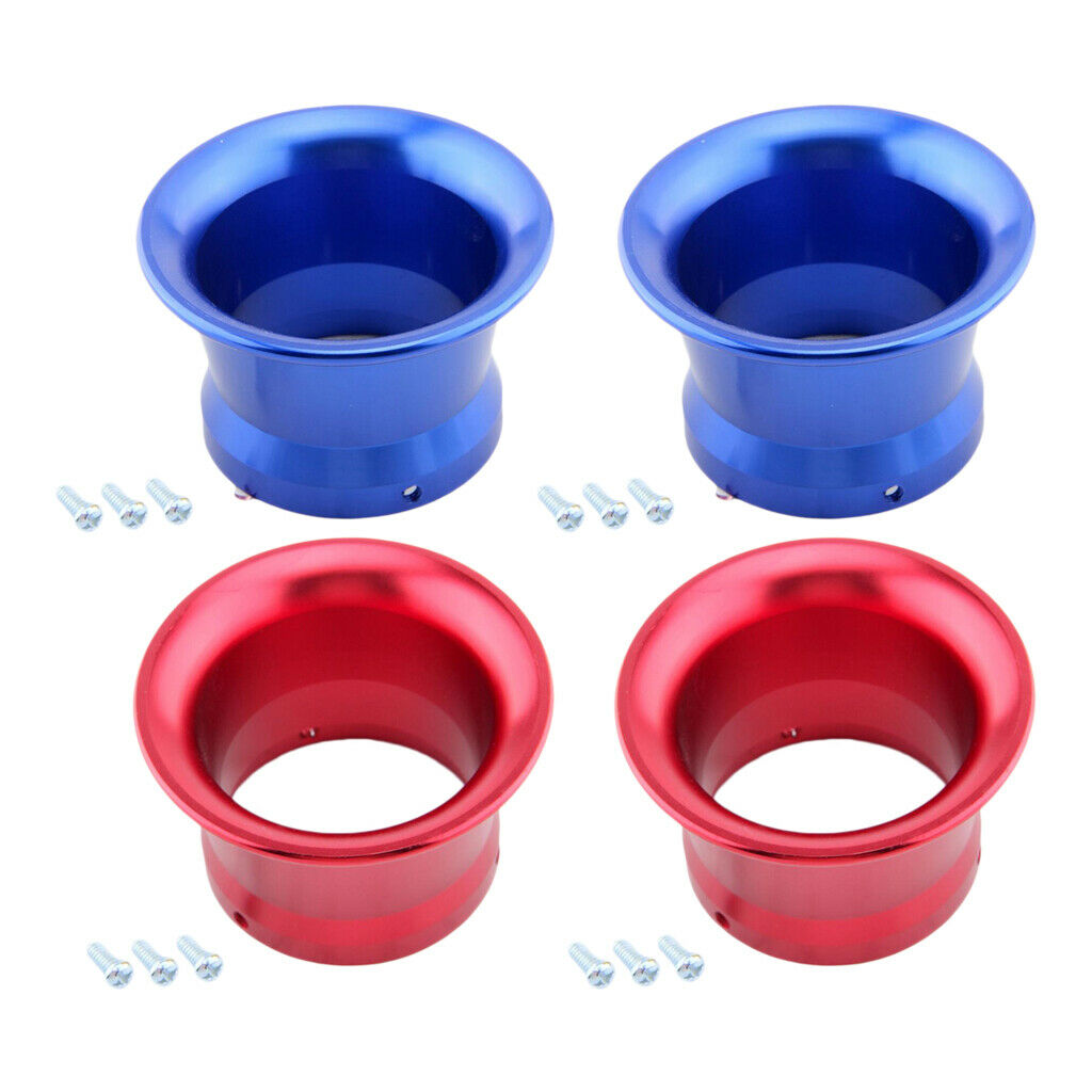4x 50mm Air Filter Velocity Stack Funnel for PWK24 PWK26 PWK28 Carburetor 2"