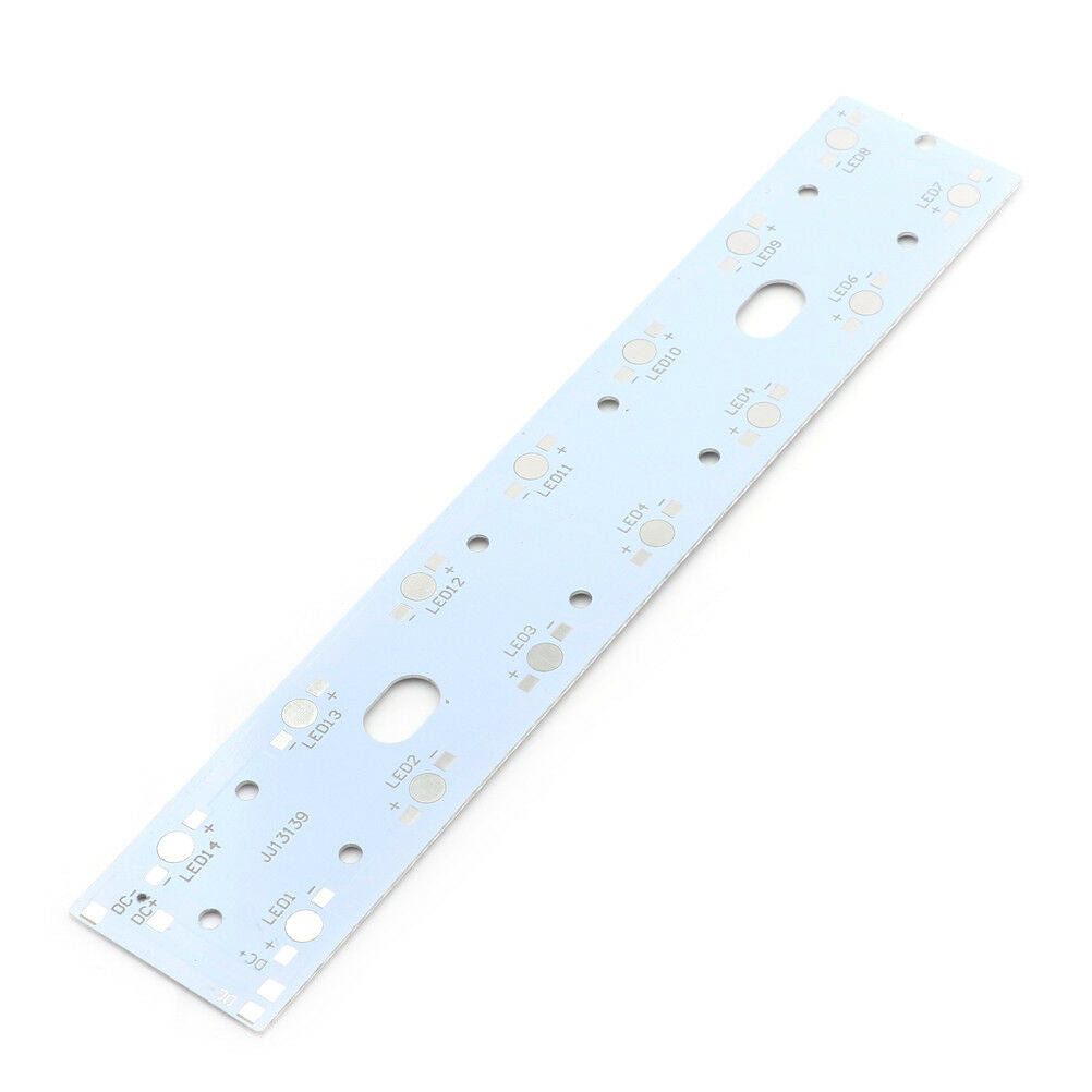New 257mm x 47mm Aluminium PCB Circuit Board for 1W,3W,5W LED In Serie.l8