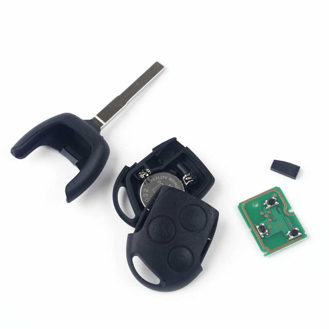 Car 3 Button Remote Key Fob 433MHZ 4D63 Chip Fit for Ford Mondeo Fiesta Focus An