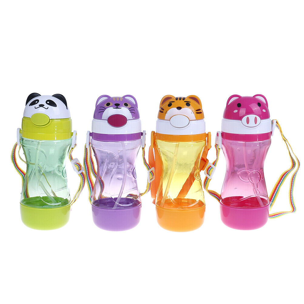 1Pc Cute baby kids straw cup drink water juice cup bottles children gift_sgP SJ