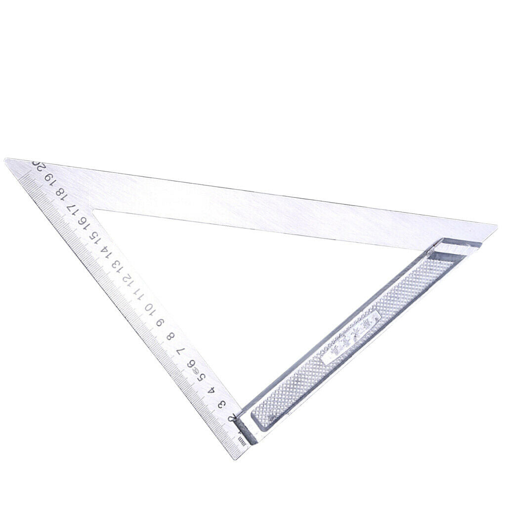 Accurate Stainless Steel Triangle Ruler Woodworking Measuring Tools 200mm