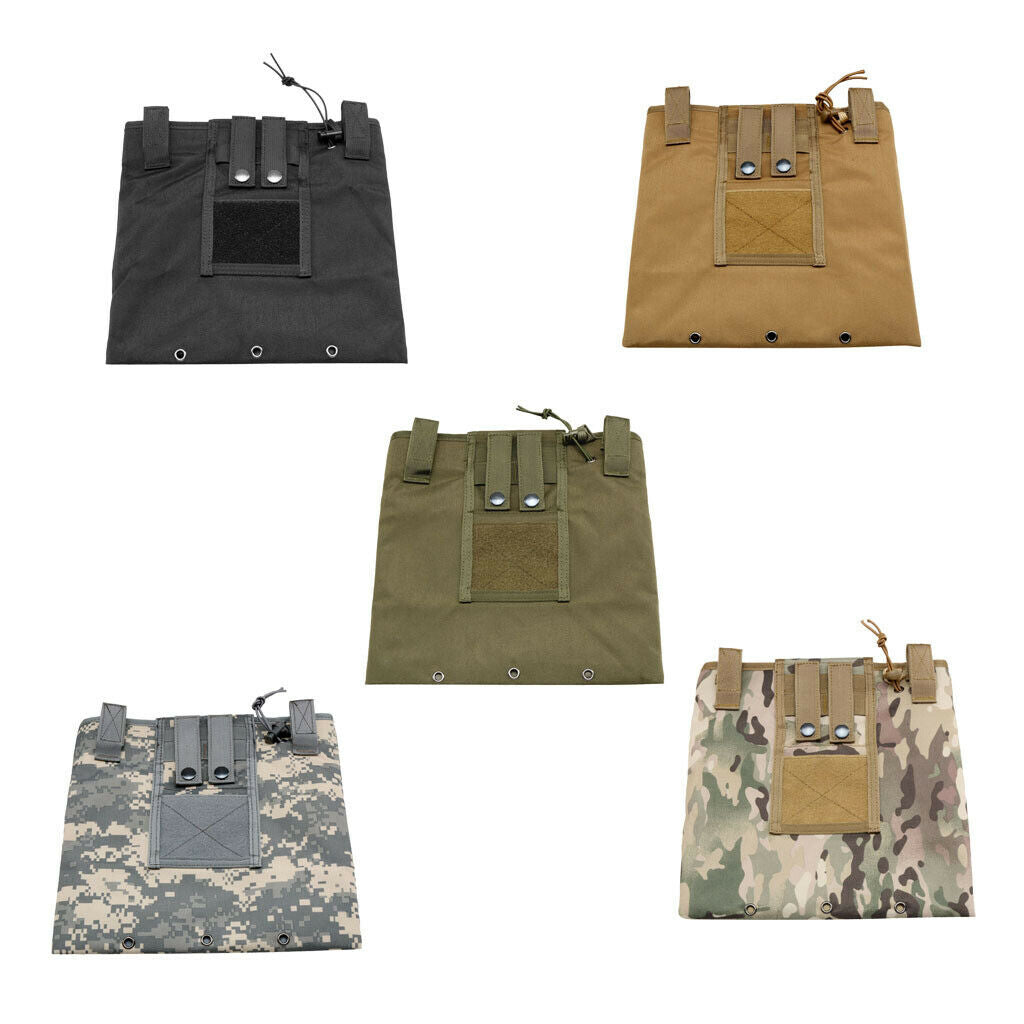 Camping Hunting Molle Magazine Dump Drop Pouch Compact Bag black