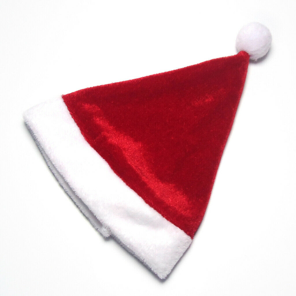 3pcs 1/6 Christmas Santa Claus Hat for  Accessories Christmas Party Hats